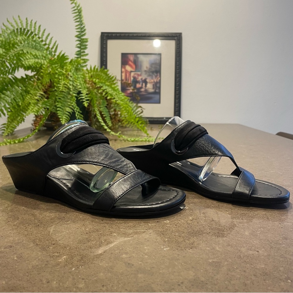 Donald Pilner wedged sandals